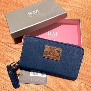 Robert Matthew Leather Wallet/ Wristlet